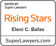 RATED BY Super Lawyers Rising Stars Eleni C. Bafas SuperLawyers.com